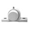 Ami Bearings SINGLE ROW BALL BEARING - 35MM STAINLESS SET SCREW WHITE PILLOW BLOCK OPN/CLS COV MUCPPL207CEW - alternate 1
